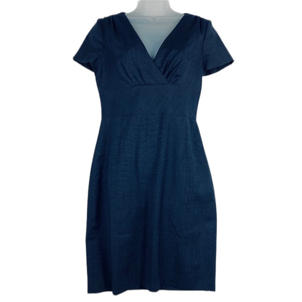 Banana Republic Navy Blue Midi Dress